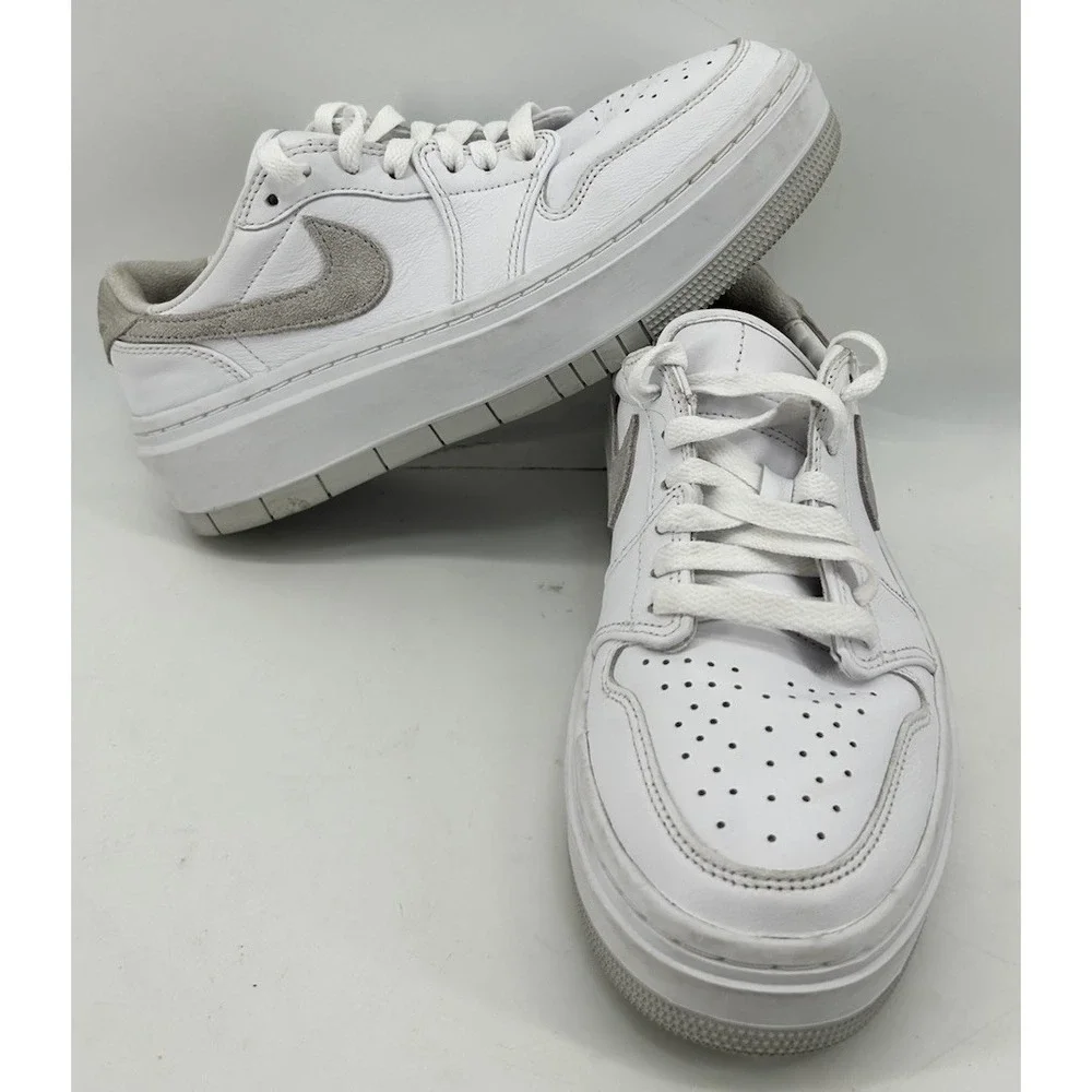 Nike Air Forman Elevate Low Sneakers White With‎ Grey DH7004-110 Womens 8.5